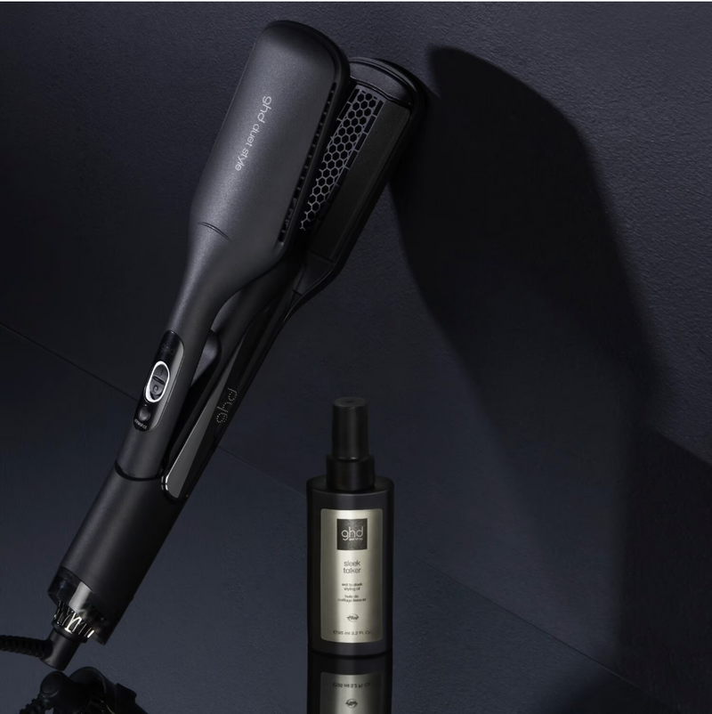 Coffret GHD Duo Duet Style & Sleek Talker - Lisseur séchant & Huile Lissante