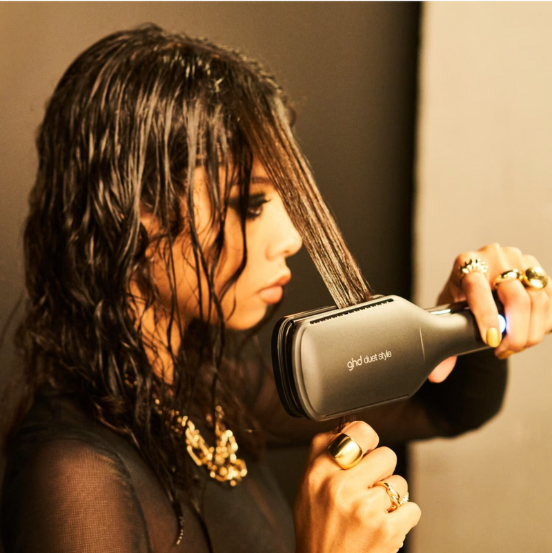 Coffret GHD Duo Duet Style & Sleek Talker - Lisseur séchant & Huile Lissante