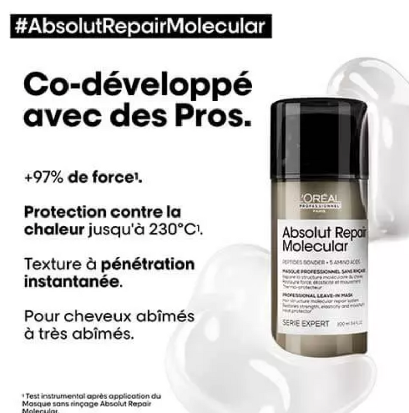 Masque L'Oréal  Sans Rinçage Absolut Repair Molecular