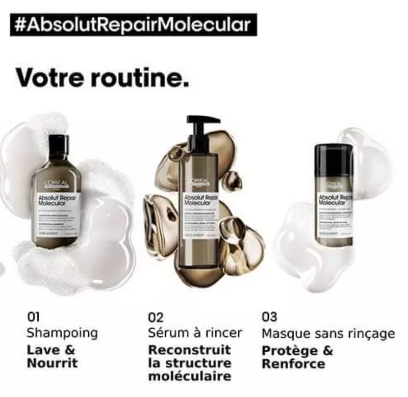 Masque L'Oréal  Sans Rinçage Absolut Repair Molecular