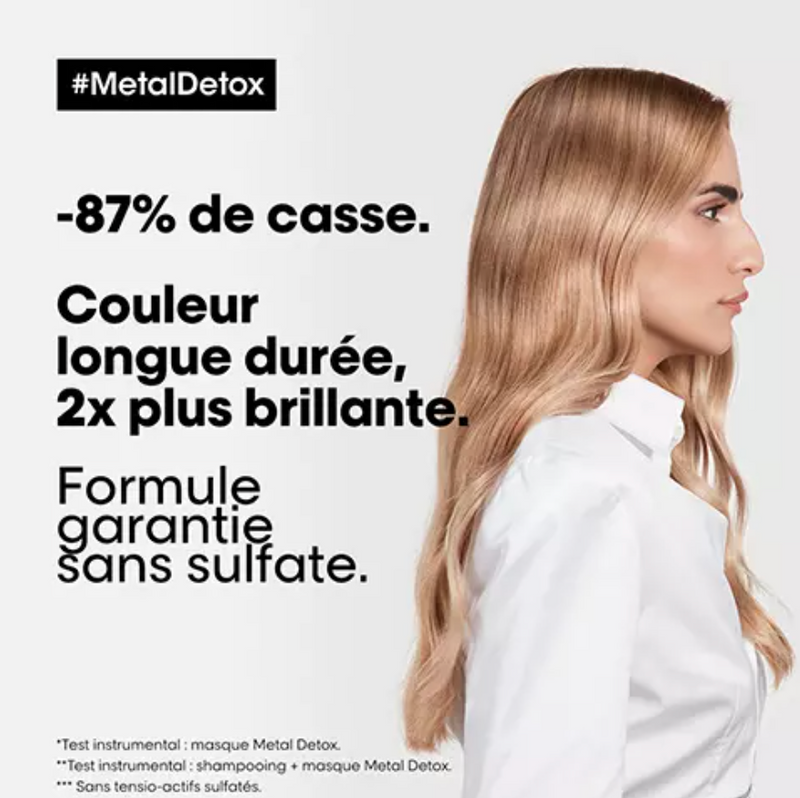 Masque Professionnel L'Oréal Protecteur Anti-Dépôt Métal Détox