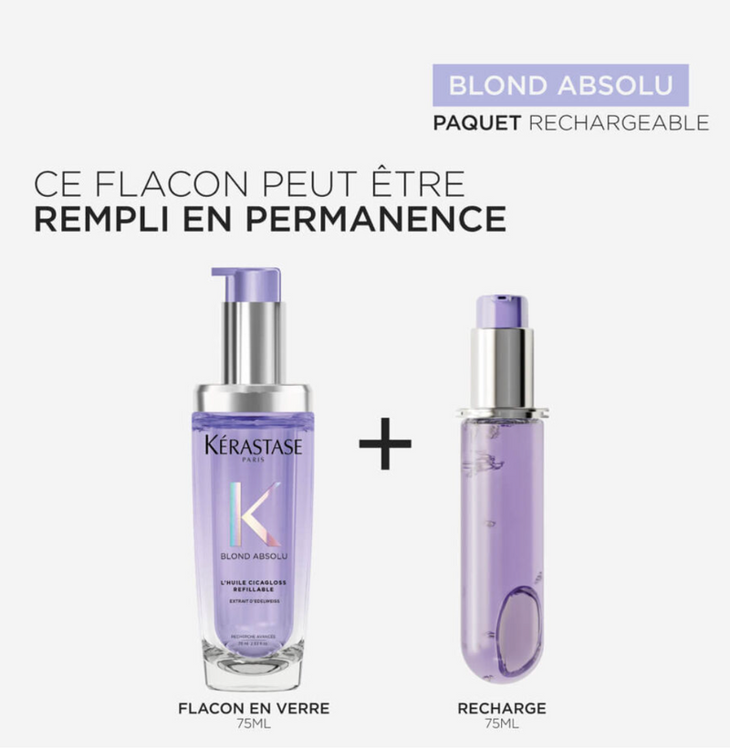 L'HUILE CICAGLOSS RECHARGEABLE - 75 ML